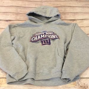 New York Giants kids sweatshirt, size L 14/16.